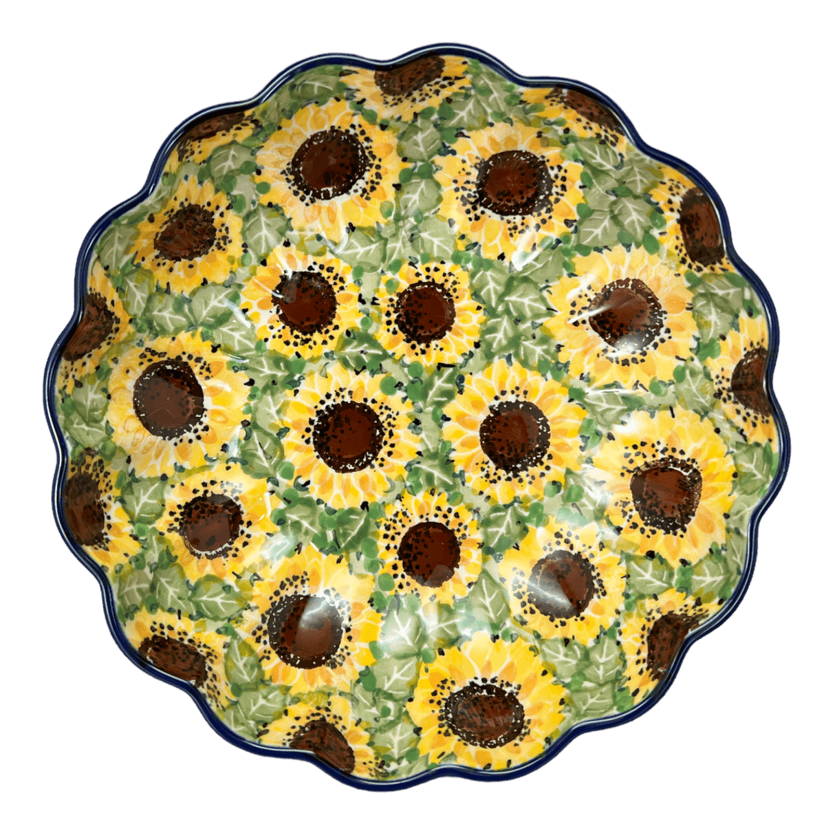 Bowl, Round, Blossom, 7.5" in "Sunflower Field" by Ceramika Artystyczna | A249-U4737