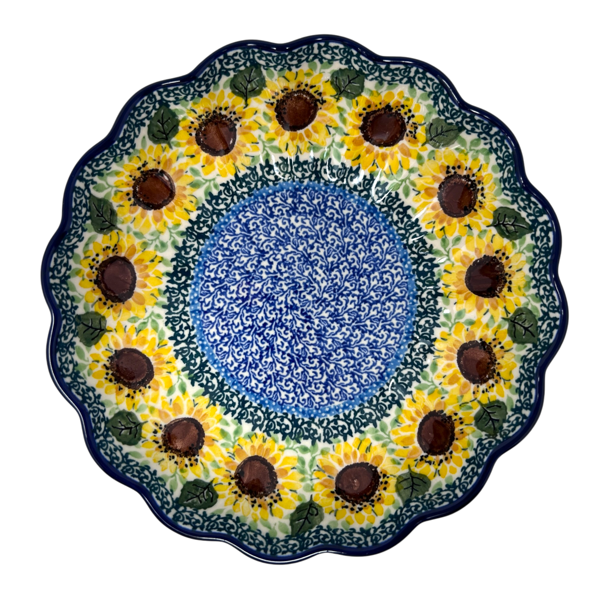 Bowl, Round, Blossom, 7.5" in "Sunflowers" by Ceramika Artystyczna | A249-U4739