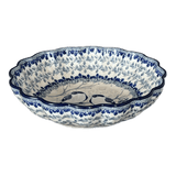 Bowl, Round, Blossom, 7.5" in "Bullfinch on Blue" by Ceramika Artystyczna | A249-U4830