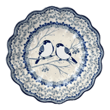 Bowl, Round, Blossom, 7.5" in "Bullfinch on Blue" by Ceramika Artystyczna | A249-U4830