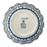 Bowl, Round, Blossom, 7.5" in "Bullfinch on Blue" by Ceramika Artystyczna | A249-U4830