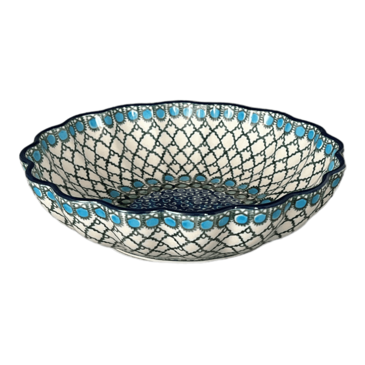 Bowl, Round, Blossom, 7.5" in "Mediterranean Waves" by Ceramika Artystyczna | A249-U72