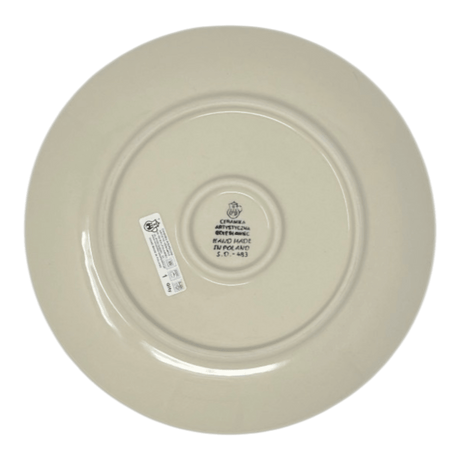 Plate, Round, Dinner, 10" in "Clematis" by Ceramika Artystyczna | A257-1538X