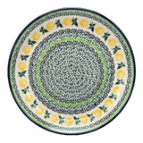 Plate, Round, Dinner, 10" in "Lemons and Leaves" by Ceramika Artystyczna | A257-2749X