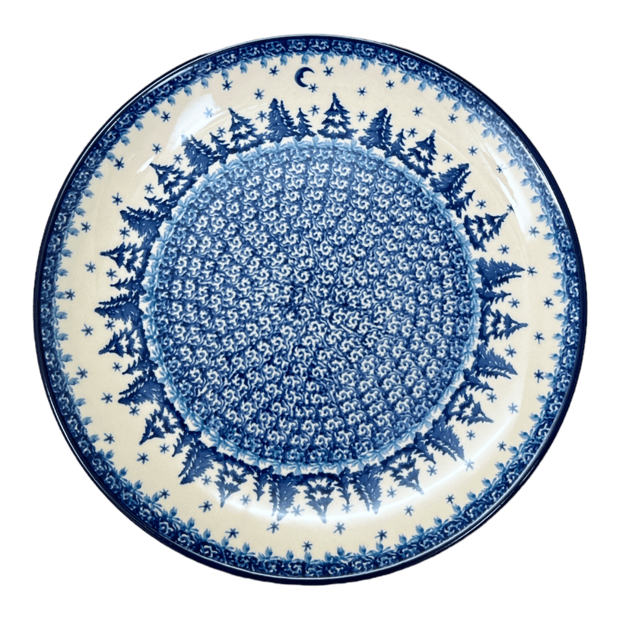 Plate, Round, Dinner, 10" in "Winter Skies" by Ceramika Artystyczna | A257-2826X