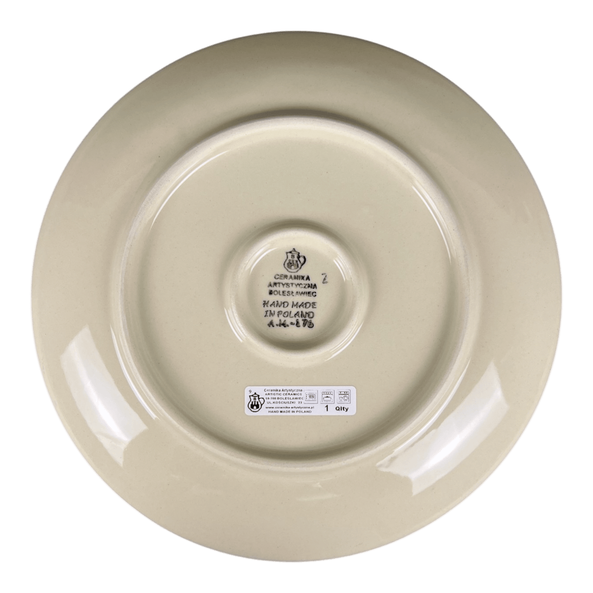 Plate, Round, Dinner, 10" in "Tulip Dot" by Ceramika Artystyczna | A257-377Z