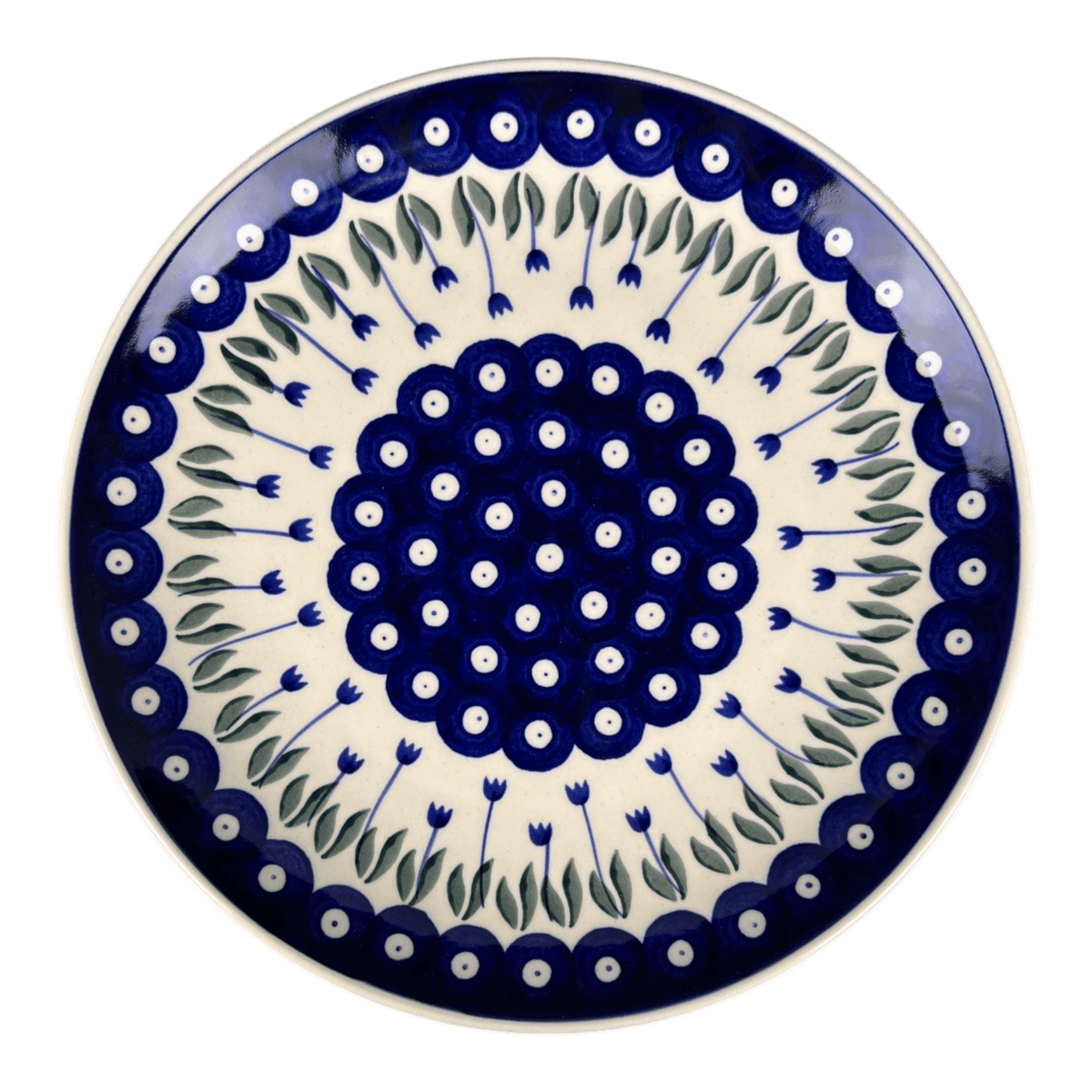 Plate, Round, Dinner, 10" in "Tulip Dot" by Ceramika Artystyczna | A257-377Z