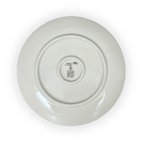 A picture of a Polish Pottery CA 10" Dinner Plate (Poseidon's Treasure) | A257-U1899 as shown at PolishPotteryOutlet.com/products/c-a-10-dinner-plate-poseidons-treasure-a257-u1899