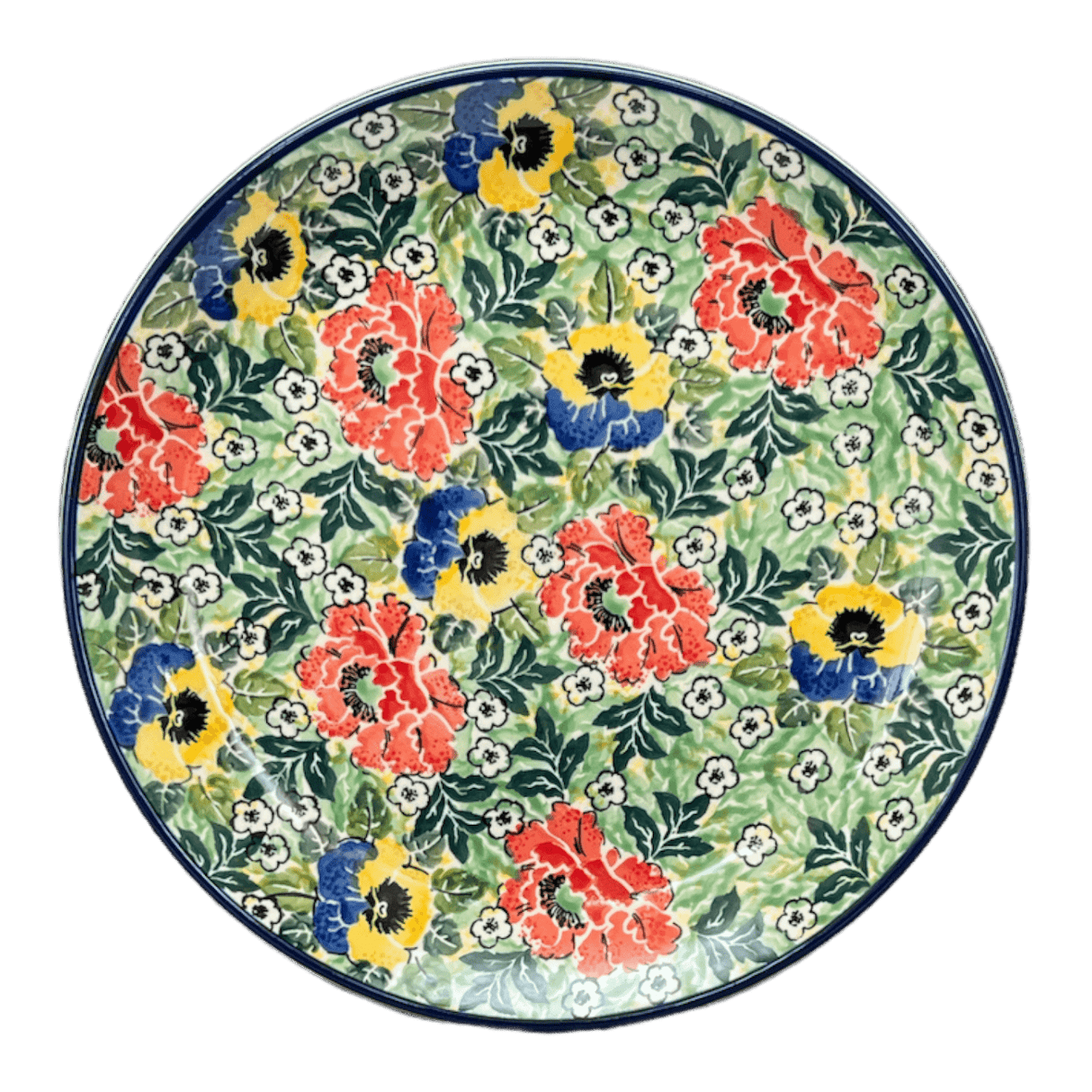 Plate, Round, Dinner, 10" in "Tropical Love" by Ceramika Artystyczna | A257-U4705