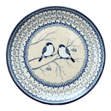 Plate, Round, Dinner, 10" in "Bullfinch on Blue" by Ceramika Artystyczna | A257-U4830