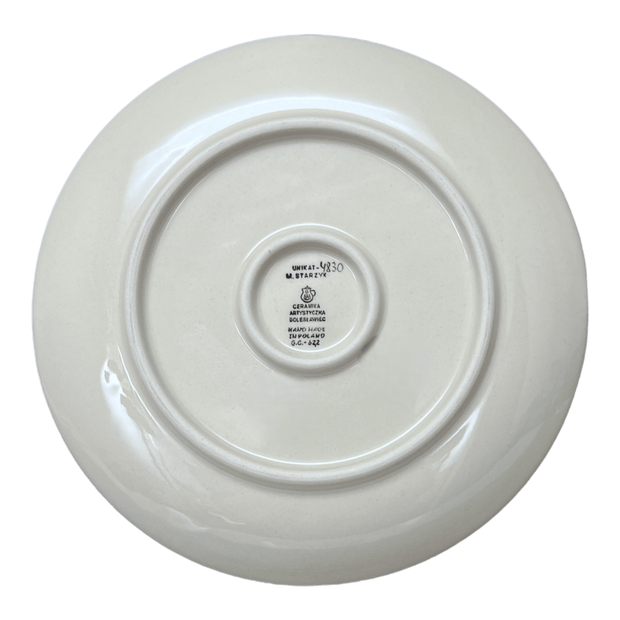 Plate, Round, Dinner, 10" in "Bullfinch on Blue" by Ceramika Artystyczna | A257-U4830