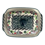 Butter Dish, 7" x 5.5" in "Sugar Plums" by Ceramika Artystyczna | A295-2838Q