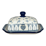 Butter Dish, 7" x 5.5" in "Lone Owl" by Ceramika Artystyczna | A295-U4872