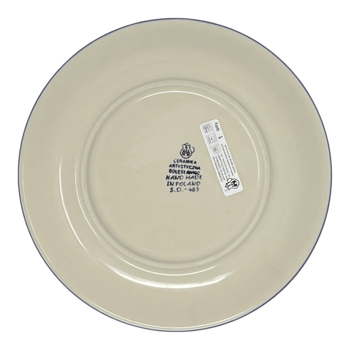 Plate, Round, Salad, 8" in "Clematis" by Ceramika Artystyczna | A337-1538X