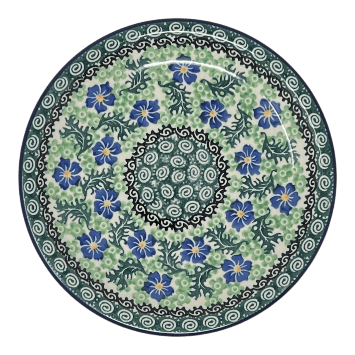 Plate, Round, Salad, 8" in "Clematis" by Ceramika Artystyczna | A337-1538X
