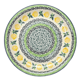 Plate, Round, Salad, 8" in "Lemons and Leaves" by Ceramika Artystyczna | A337-2749X