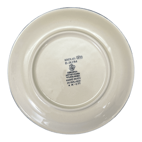 Plate, Round, Salad, 8" in "Poseidon's Treasure" by Ceramika Artystyczna | A337-U1899