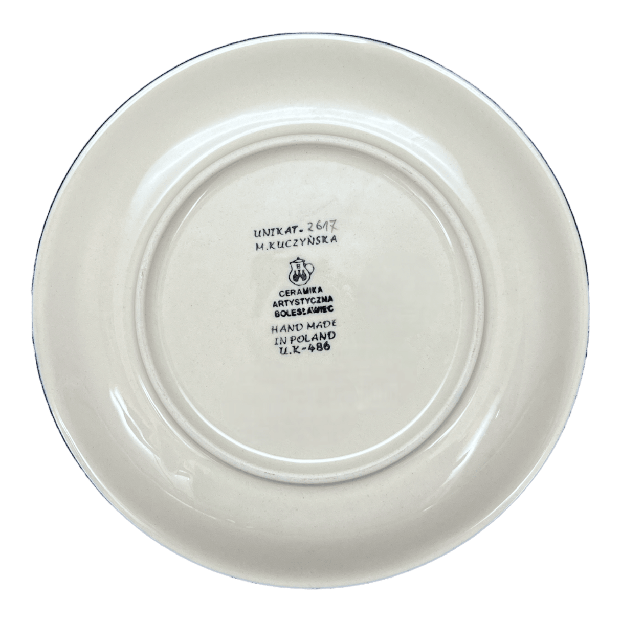 Plate, Round, Salad, 8" in "Regal Roosters" by Ceramika Artystyczna | A337-U2617