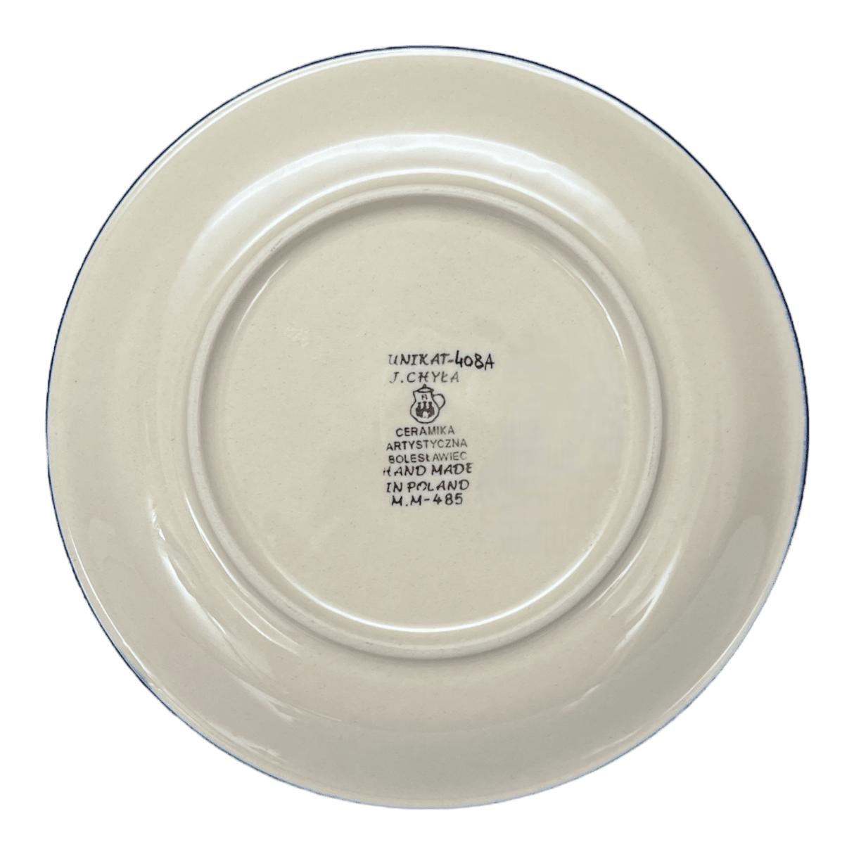 Plate, Round, Salad, 8" in "Green Goddess" by Ceramika Artystyczna | A337-U408A