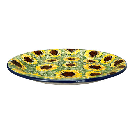 Plate, Round, Salad, 8" in "Sunflower Field" by Ceramika Artystyczna | A337-U4737