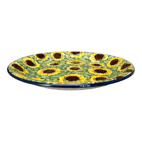 Polish Pottery CA 8" Salad Plate (Sunflower Fields) | A337-U4737 Additional Image at PolishPotteryOutlet.com