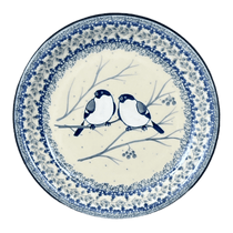 8" Round Salad Plate (Bullfinch on Blue) | A337-U4830