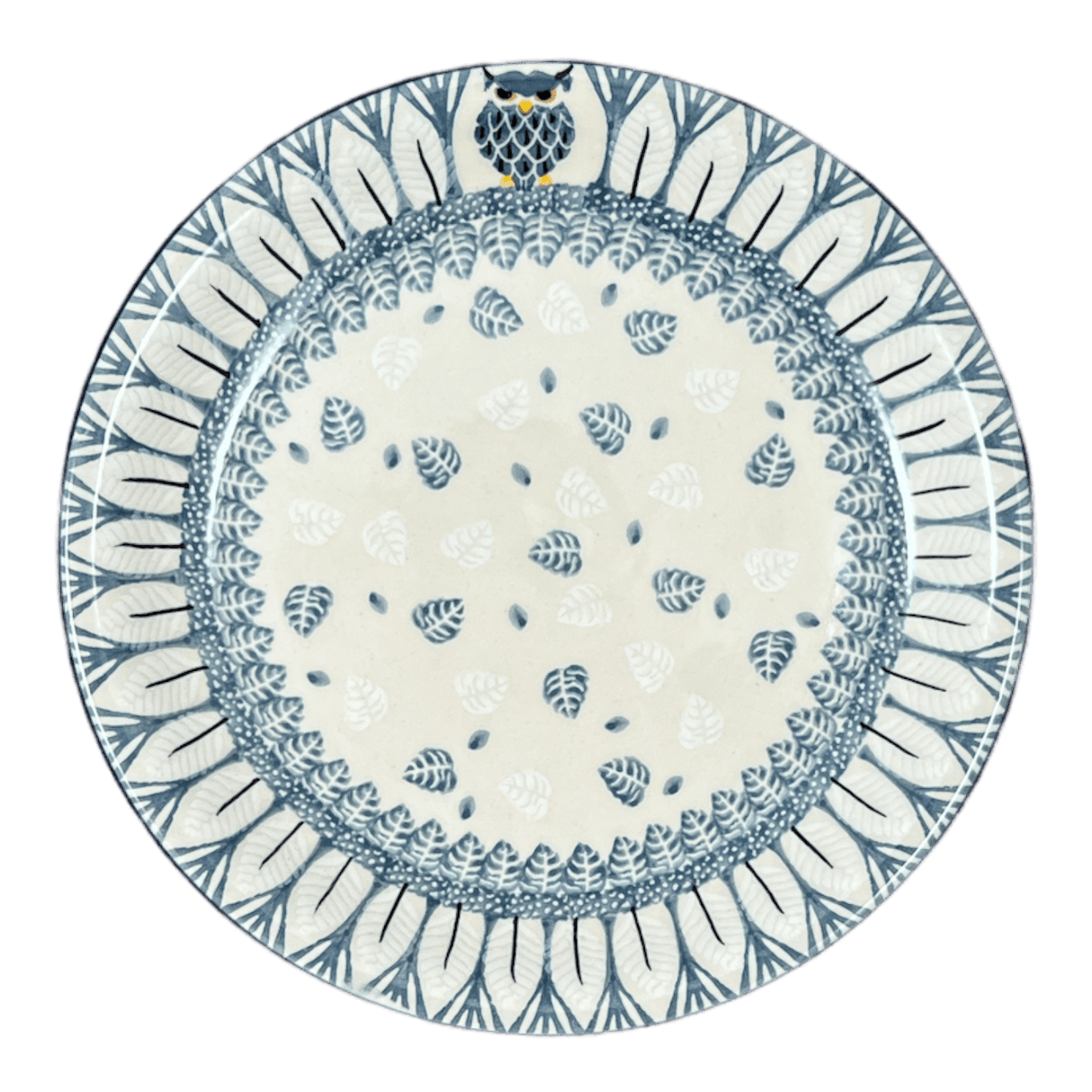 Plate, Round, Salad, 8" in "Lone Owl" by Ceramika Artystyczna | A337-U4872