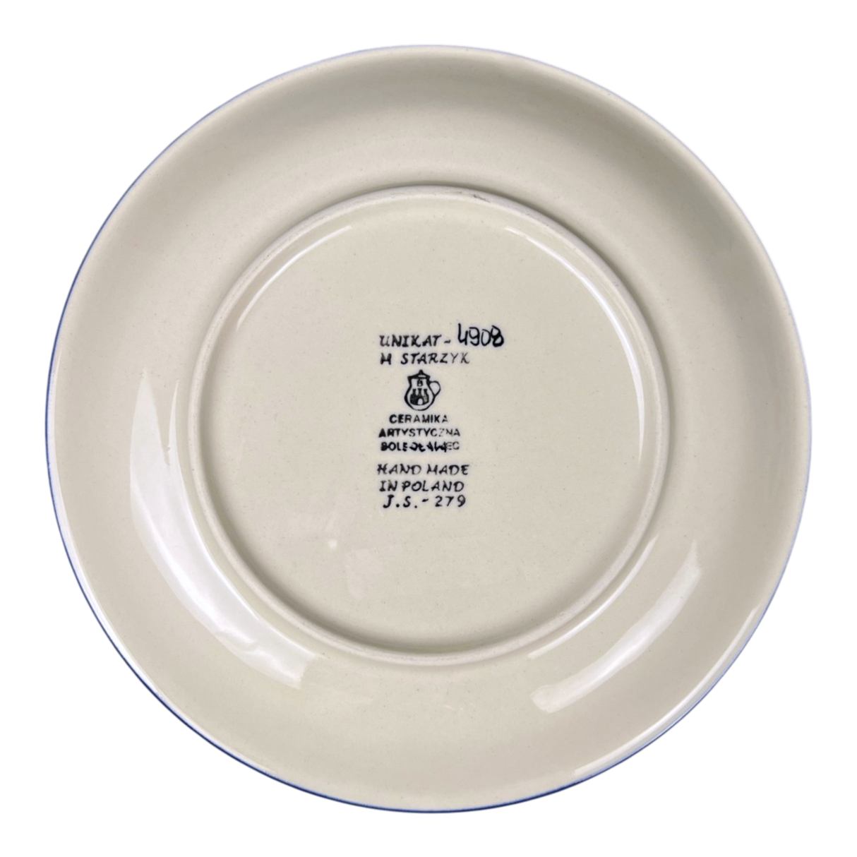 Plate, Round, Salad, 8" in "Bullfinch Banquet" by Ceramika Artystyczna | A337-U4908