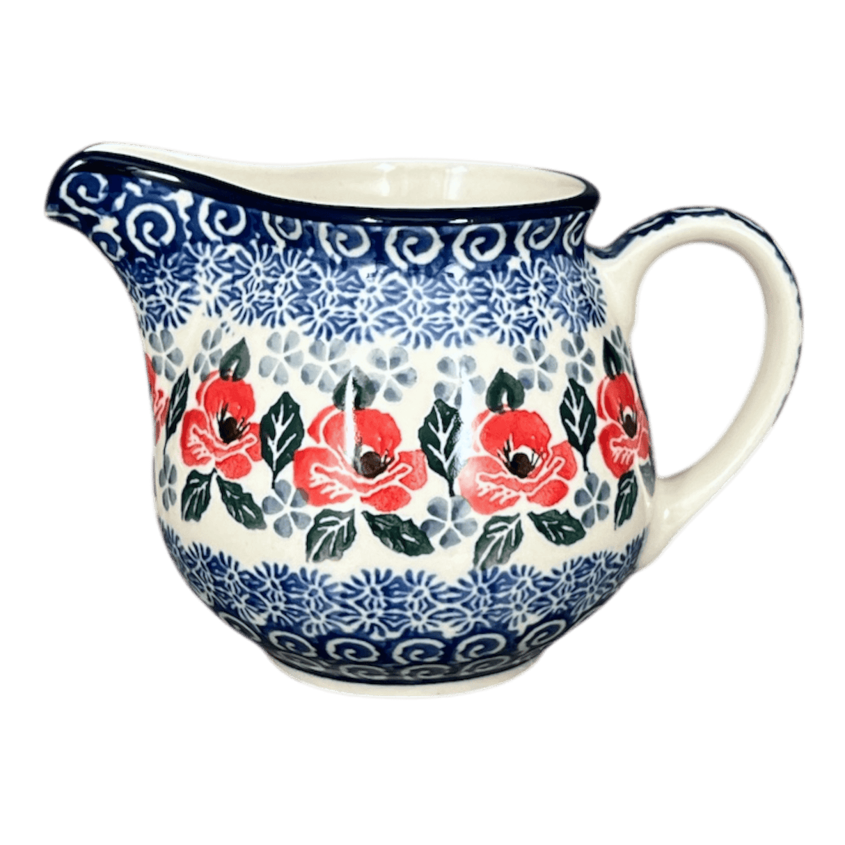 Creamer, 10 oz in "Rosie's Garden" by Ceramika Artystyczna | A341-1490X