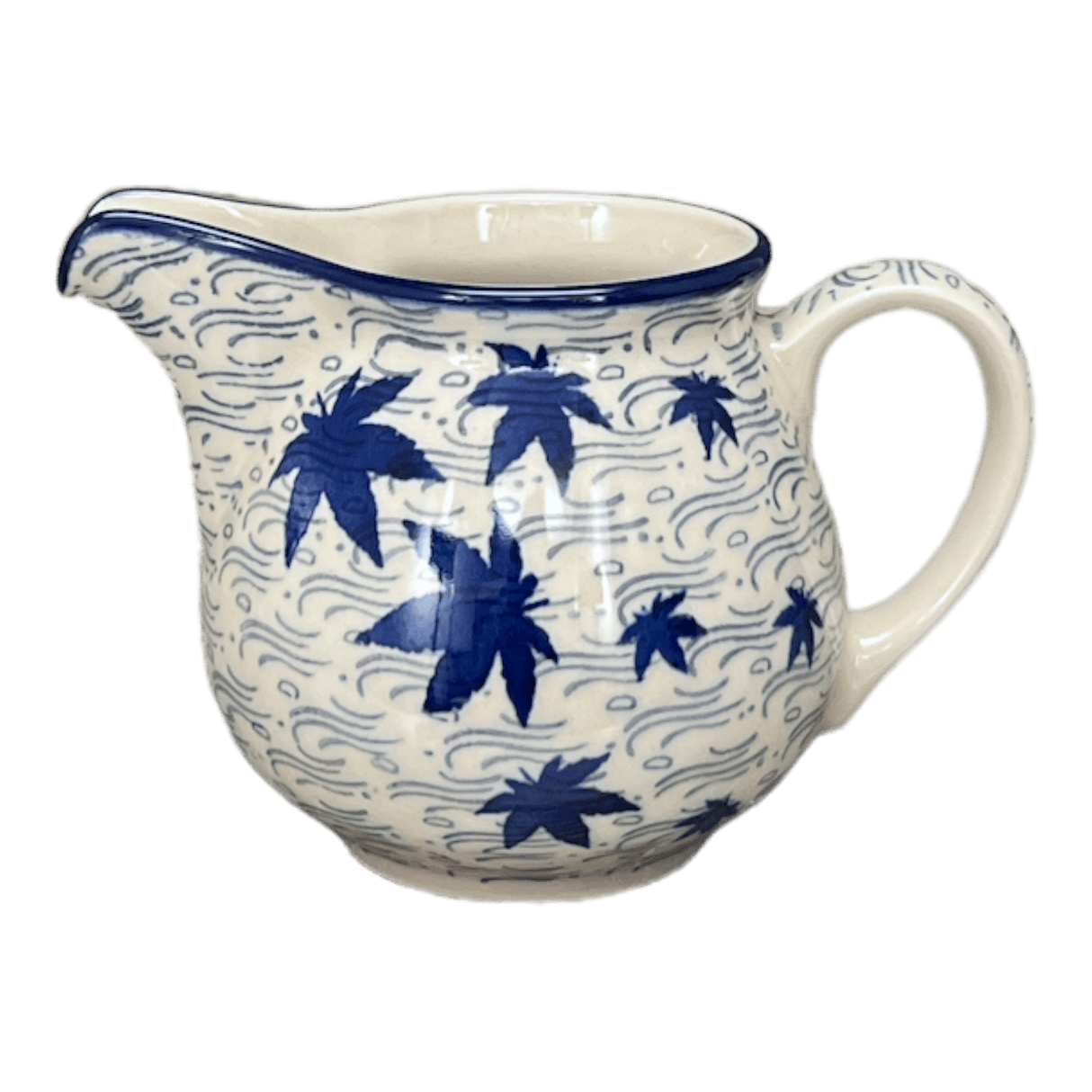 Creamer, 10 oz in "Blue Sweetgum" by Ceramika Artystyczna | A341-2545X