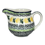 Creamer, 10 oz in "Lemons and Leaves" by Ceramika Artystyczna | A341-2749X