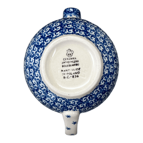 Polish Pottery C.A. 10 oz. Creamer (Winter Skies) | A341-2826X Additional Image at PolishPotteryOutlet.com