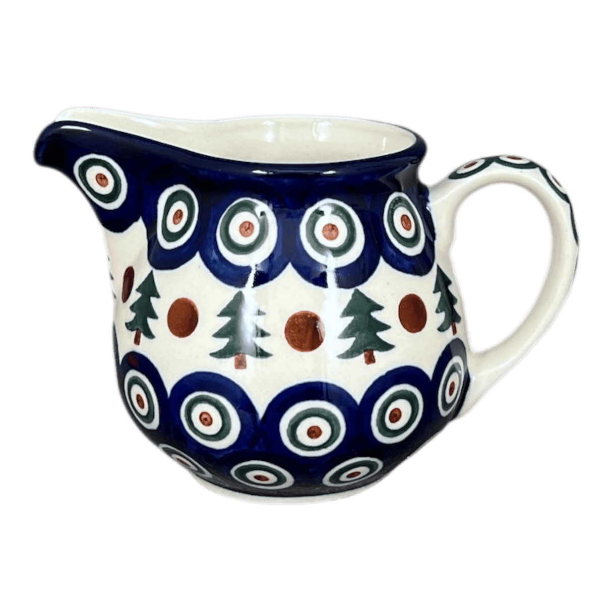 Creamer, 10 oz in "Peacock Pine" by Ceramika Artystyczna | A341-366X