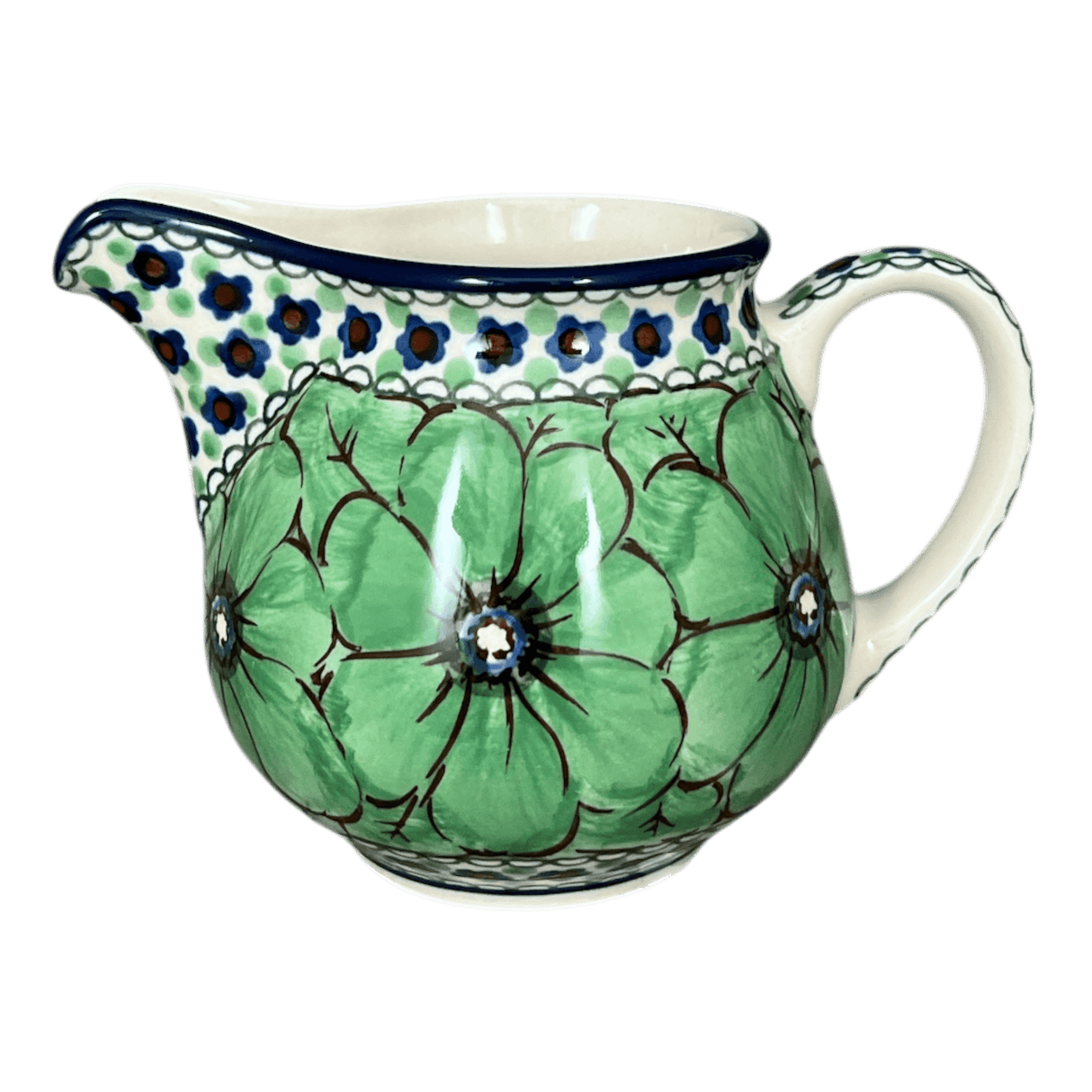 Creamer, 10 oz in "Green Goddess" by Ceramika Artystyczna | A341-U408A