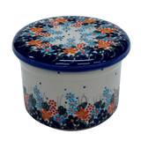 Butter Crock, 3.25" x 4.25" in "Fall Wildflowers" by Andy | NDA344-23