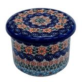 Butter Crock, 3.25" x 4.25" in "Zany Zinnia" by Andy | NDA344-35