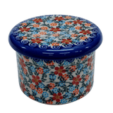 Butter Crock, 3.25" x 4.25" in "Meadow in Bloom" by Andy | NDA344-A54