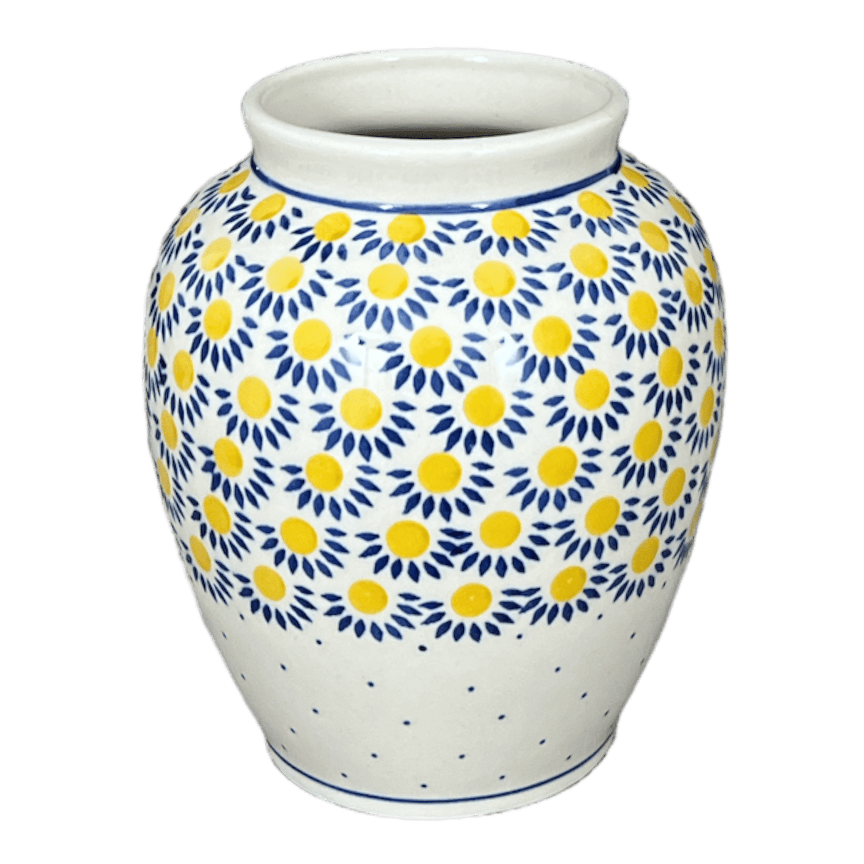 Vase, Tall, 6.5" in "Sunny Circle" by Ceramika Artystyczna | A345-0215