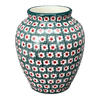 Polish Pottery C.A. 6.5" Tall Vase (Riot Daffodils) | A345-1174Q at PolishPotteryOutlet.com