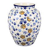 Vase, 6.5" in "Paw Prints" by Ceramika Artystyczna | A345-1770X