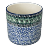 Polish Pottery CA 4.75" Flower Pot (Ring of Green) | A361-1479X at PolishPotteryOutlet.com