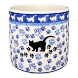 Flower Pot, 4.75" in "Cat Tracks" by Ceramika Artystyczna | A361-1771