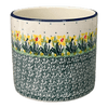 Polish Pottery C.A. 4.75" Flower Pot (Daffodils in Bloom) | A361-2122X at PolishPotteryOutlet.com