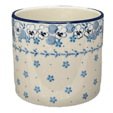 Flower Pot, 4.75" in "Pansy Blues" by Ceramika Artystyczna | A361-2346X