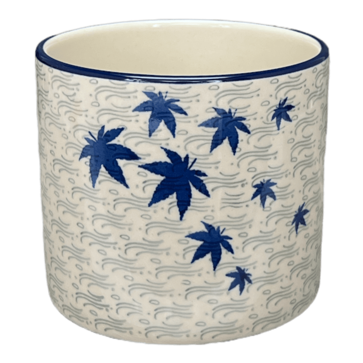 Flower Pot, 4.75" in "Blue Sweetgum" by Ceramika Artystyczna | A361-2545X