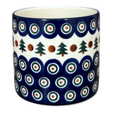 Flower Pot, 4.75" in "Peacock Pine" by Ceramika Artystyczna | A361-366X