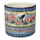 Flower Pot, 4.75" in "Hummingbird Bouquet" by Ceramika Artystyczna | A361-U3357