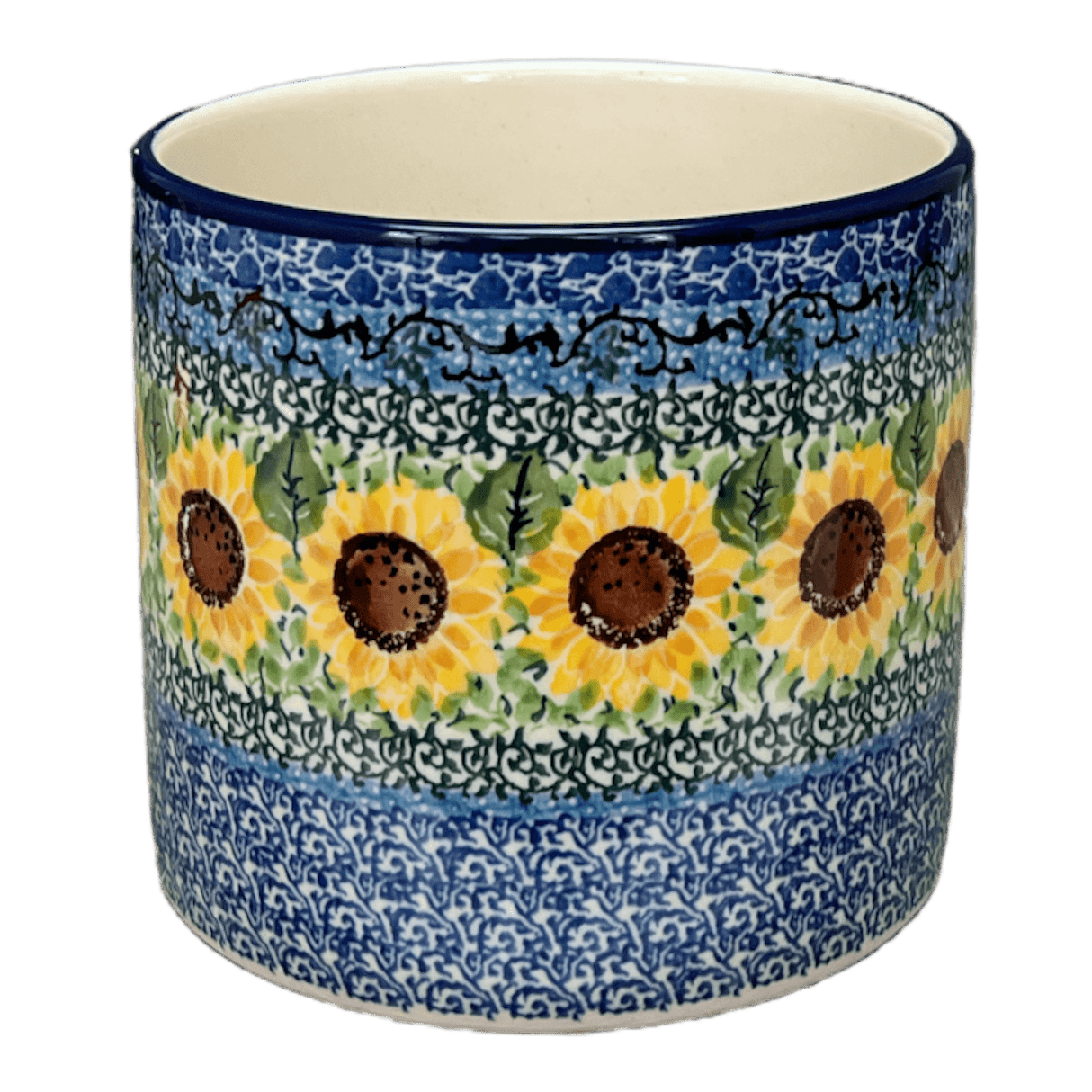 Flower Pot, 4.75" in "Sunflowers" by Ceramika Artystyczna | A361-U4739