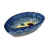 Spoon Rest, 3.25" in "Sunflowers" by Ceramika Artystyczna | A381-U4739