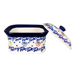 Canister, Rectangular, Small, 4.5" x 3.5" in "Mixed Berries" by Ceramika Artystyczna | A385-1449X